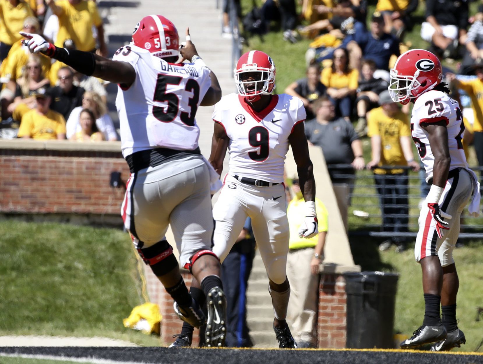 Missouri loses to No. 2 Georgia 43-29